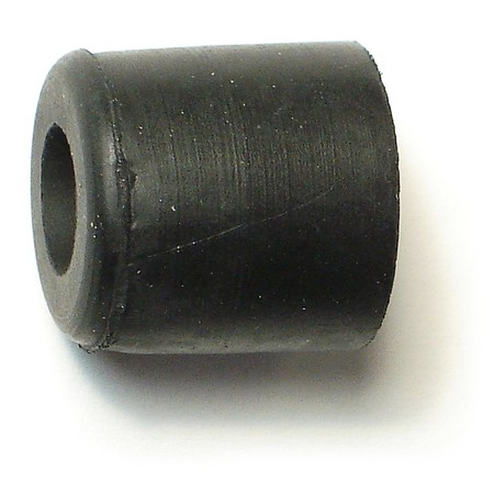 MIDWEST FASTENER 5/8" x 5/8" H Recessed Black Rubber Bumpers 10PK 31762